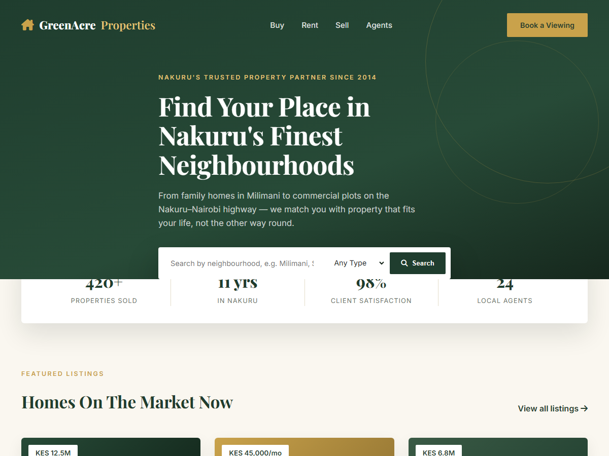 Real Estate Portal